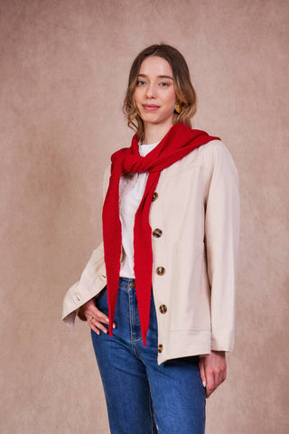 Capuche Sophie Hood Blanc cassé