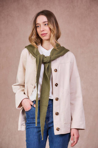 Capuche Sophie Hood Blanc cassé