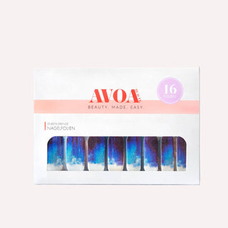 Océan d'hiver - Autocollants Vernis